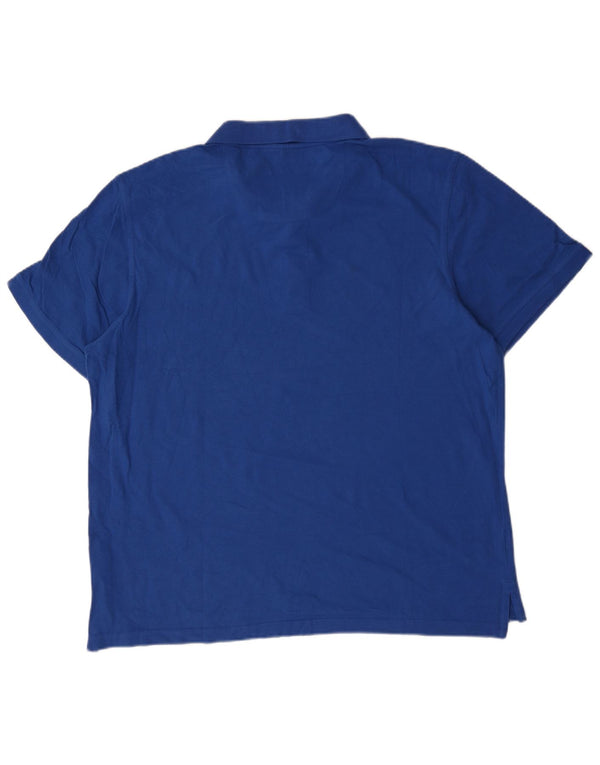 Męska koszulka polo Pierre Cardin o regularnym kroju, 3XL, niebieska, bawełniana