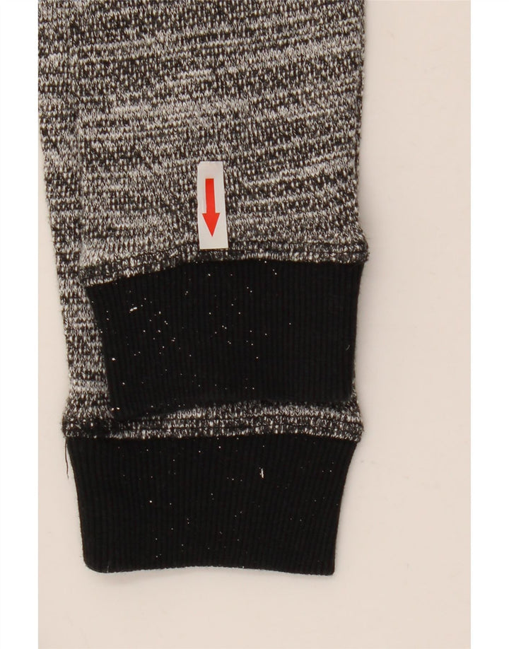 Damski sweter oversize z kapturem Animal UK 10, mały, szary, nakrapiany poliester