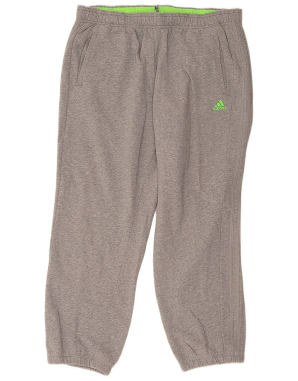 Męskie spodnie dresowe Adidas Joggers 2XL Szare plamki bawełniane