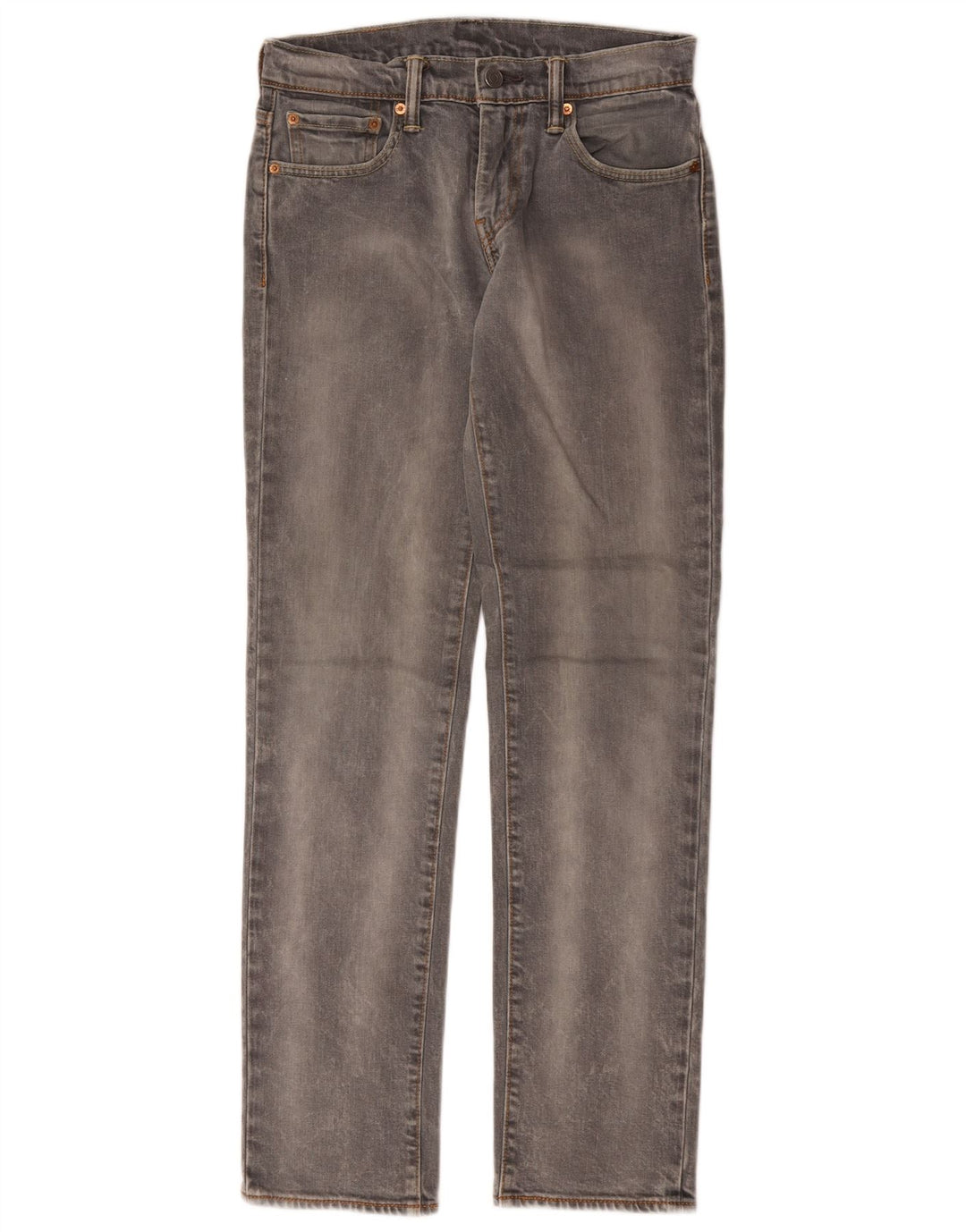 Męskie jeansy Levi's 511 Slim W28 L32 Szara bawełna