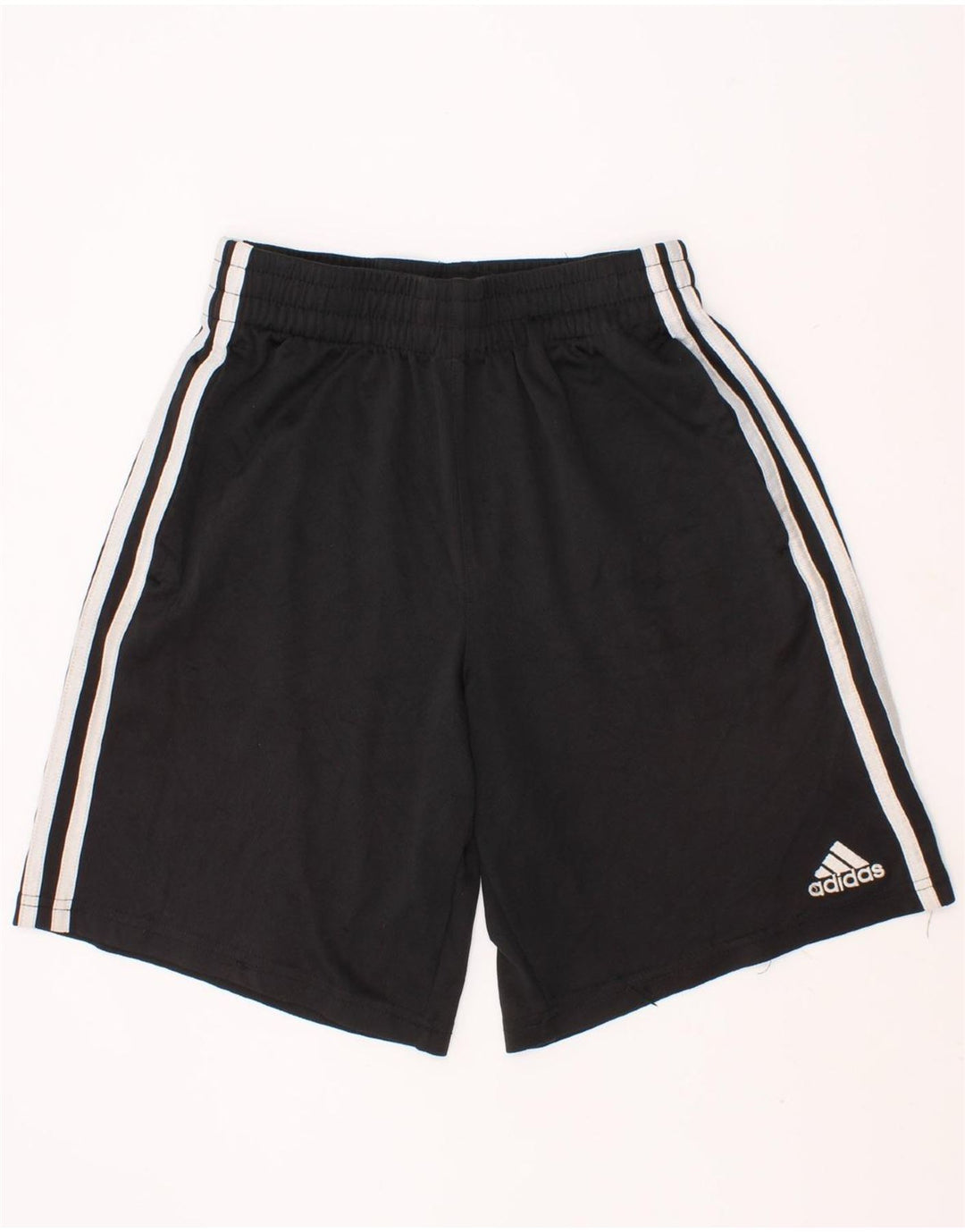 ADIDAS Boys Sport Shorts 10-11 Years Black Polyester Vintage Adidas and Second-Hand Adidas from Messina Hembry 