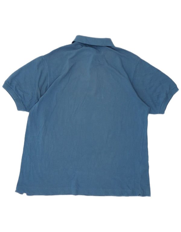 Męska koszulka polo Lacoste, rozmiar 7, 2XL, niebieska, bawełniana