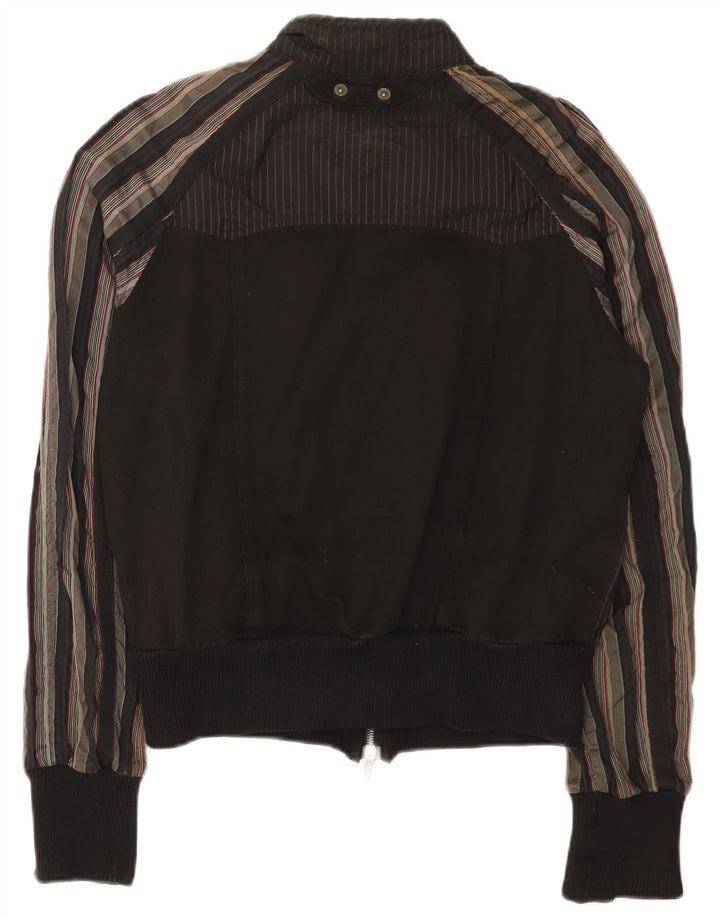 Męska kurtka bomberka CNC COSTUME NATIONAL IT 36 w małe czarne paski, bawełna