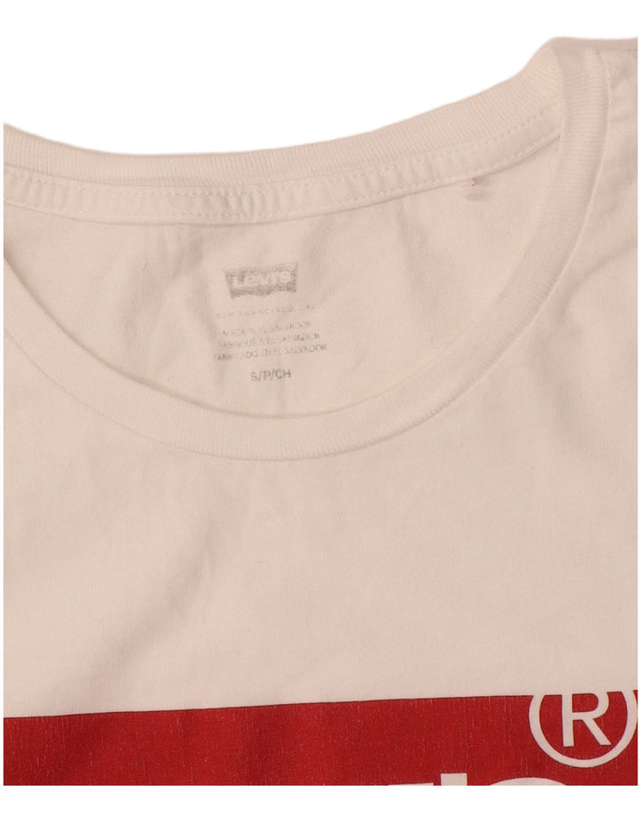 Damska koszulka z grafiką Levi's Top UK 10 Small White