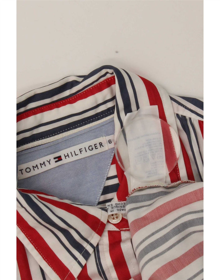 Koszula damska Tommy Hilfiger US 6, średnia, wielokolorowa, bawełniana w paski