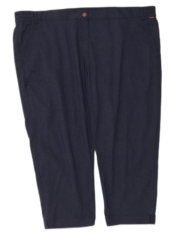 Spodnie damskie Jack Wolfskin Straight Capri UK 20 2XL W44 L24 Granatowe