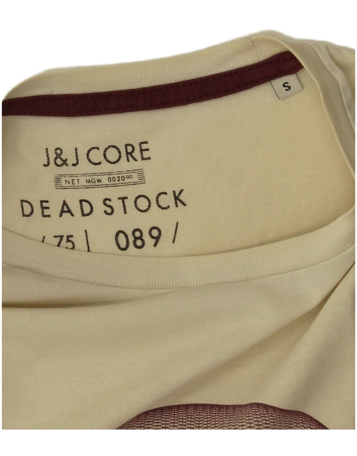 Męski T-shirt z grafiką Jack & Jones, mały, biały