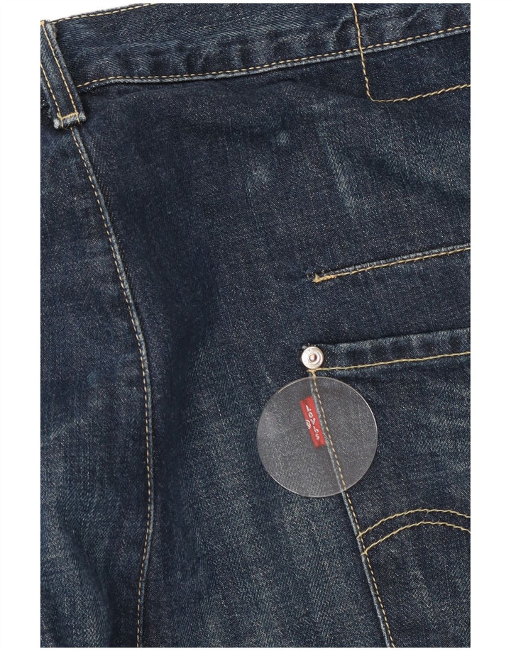 Męskie proste dżinsy Levi's W36 L32 granatowe