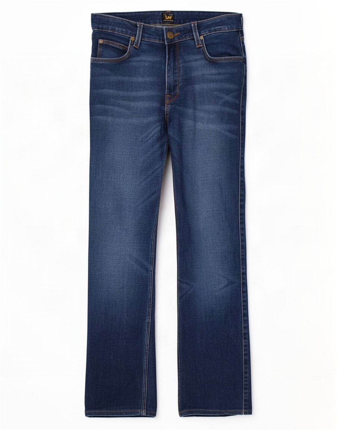 Damskie jeansy Lee Marion Straight W28 L28 Niebieskie bawełniane