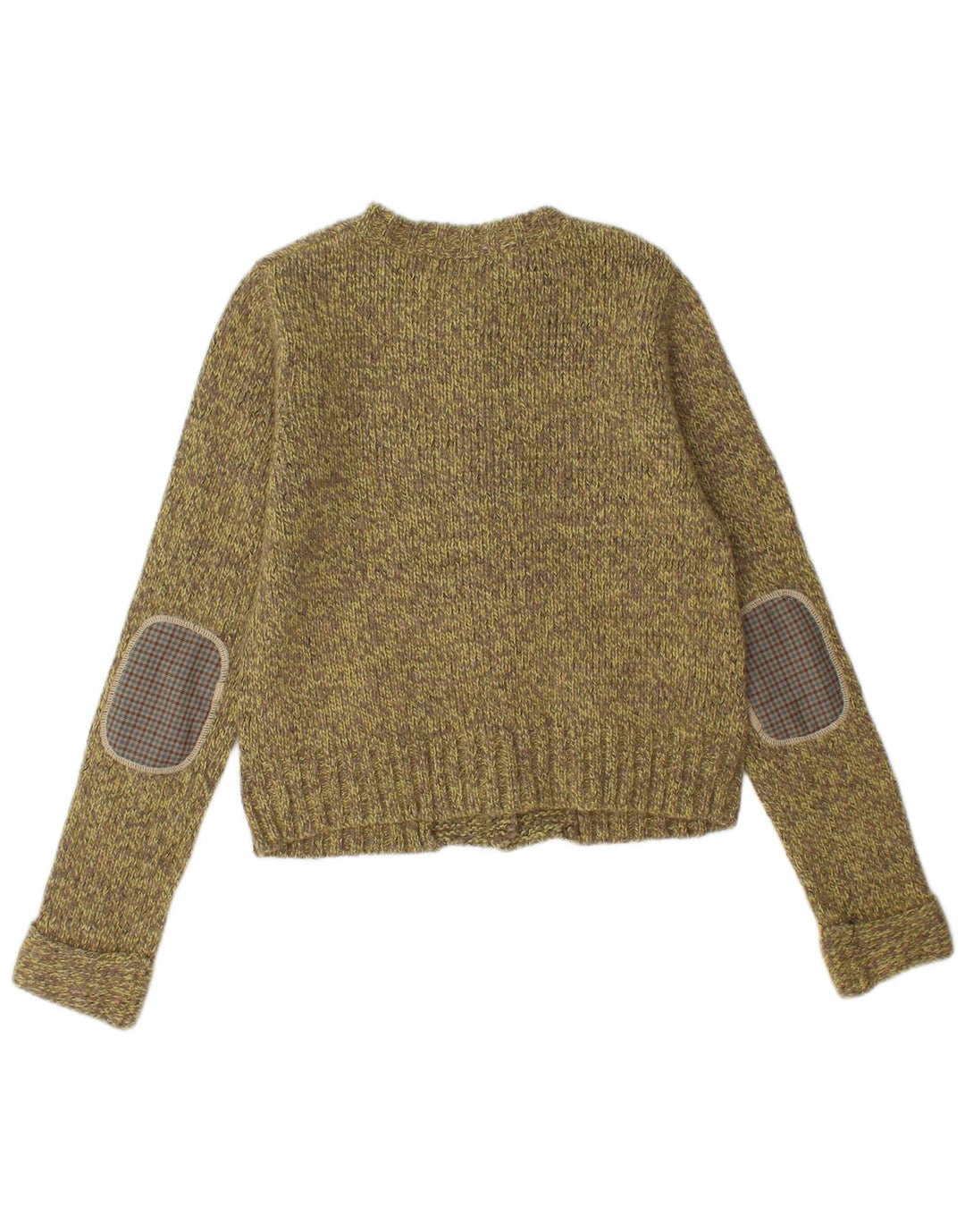 Damski sweter rozpinany ZARA UK 14, duża wełna w kolorze khaki
