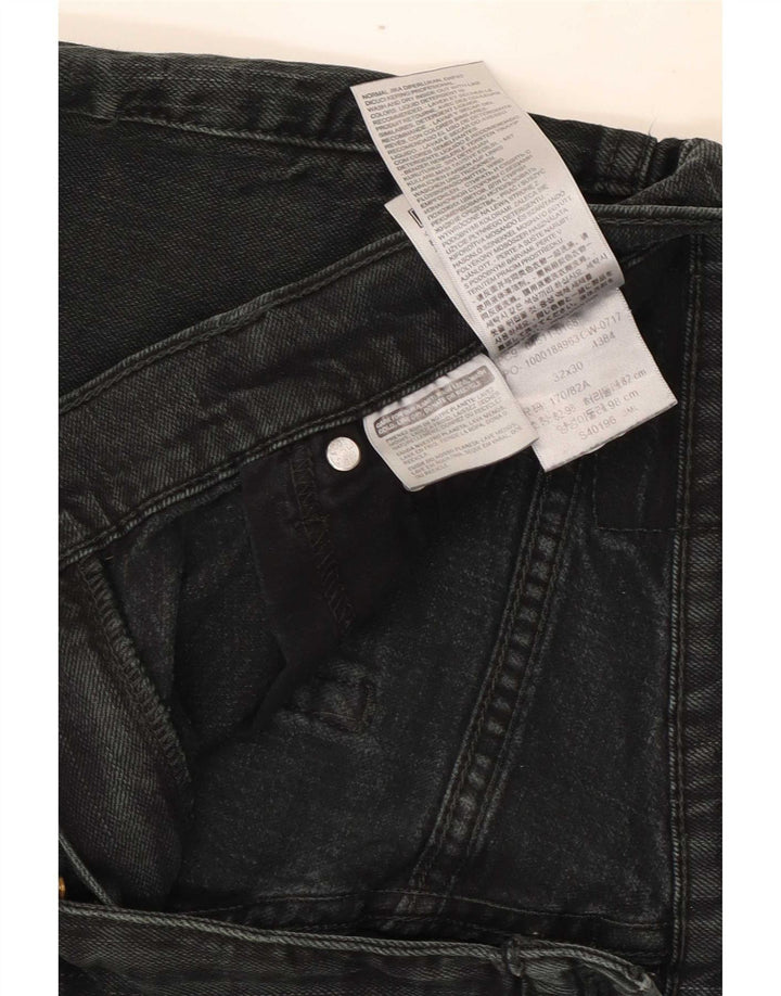 Męskie jeansy Levi's Slim W32 L30 Szara bawełna