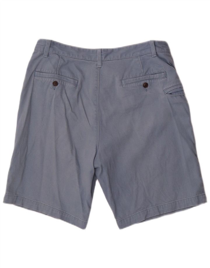 Męskie spodenki cargo Dockers W34, duże, niebieskie, bawełniane