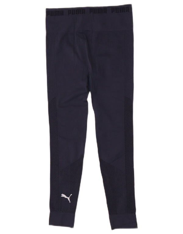 Damskie legginsy Puma Crop UK 8, małe, granatowe