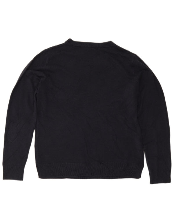 Sweter damski Marks & Spencer z okrągłym dekoltem, UK 12, średni granatowy