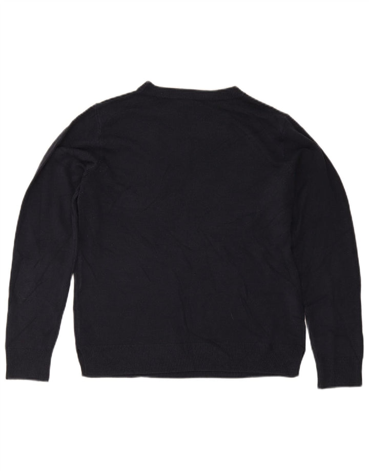 Sweter damski Marks & Spencer z okrągłym dekoltem, UK 12, średni granatowy
