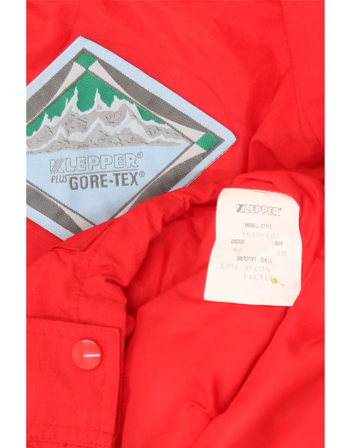 Damska kurtka wiatrówka z kapturem Gore-Tex Klepper EU 40, średnia czerwień