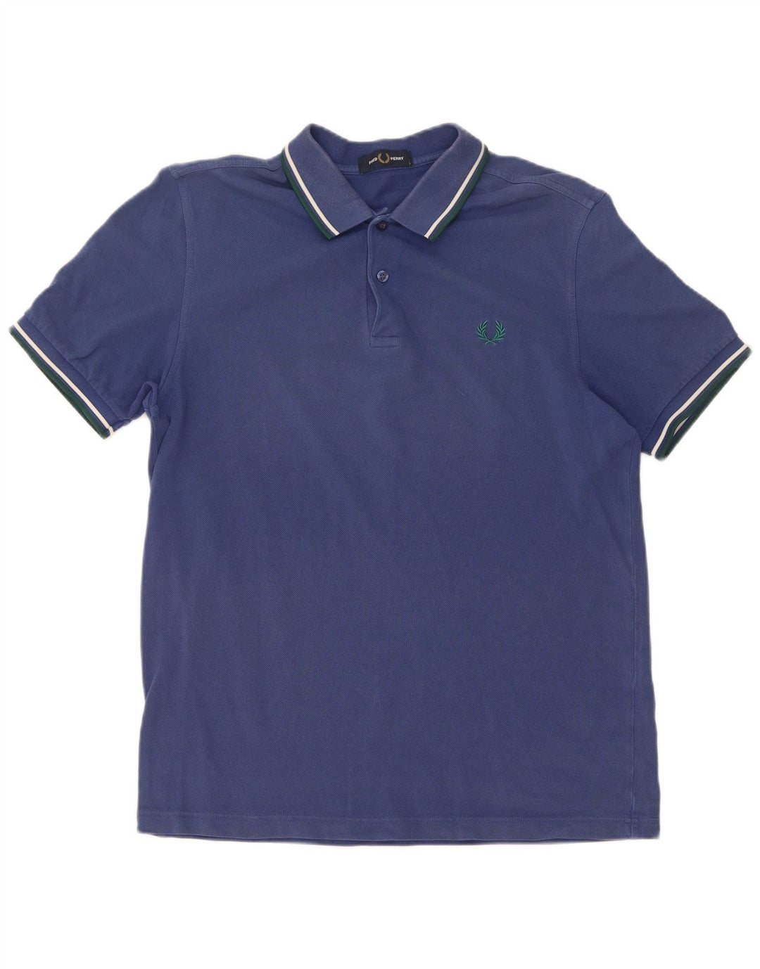 Męska koszulka polo Fred Perry, duża, niebieska, bawełniana w paski