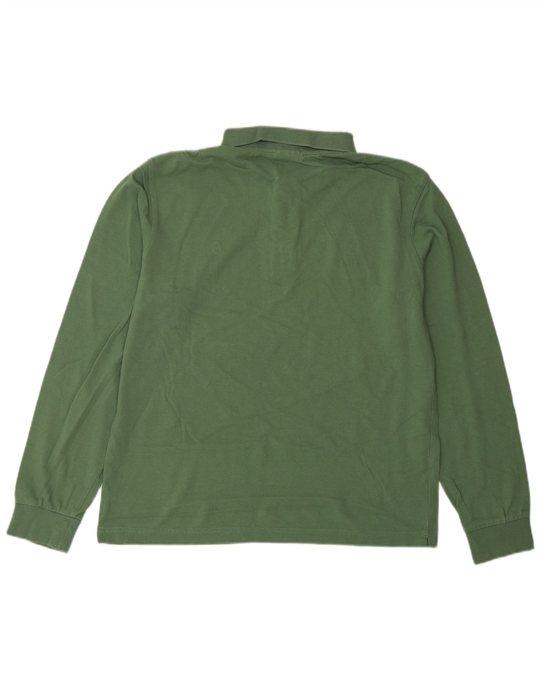 Męska koszulka polo z długim rękawem i regularnym krojem CONTE OF FLORENCE, kolor średniozielony