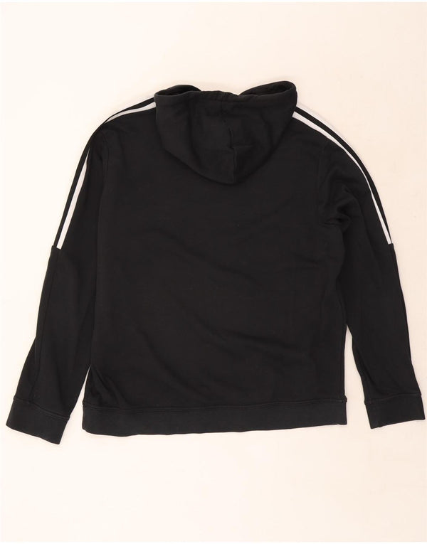 Adidas Męska bluza z kapturem XL Czarna bawełniana