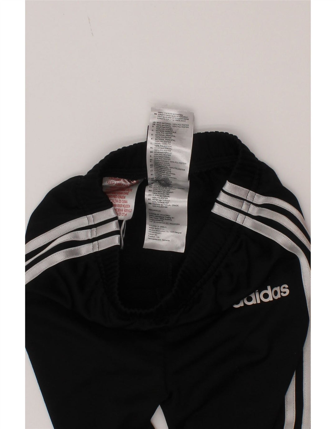 Adidas Chłopięce Spodnie Dresowe Joggery 2-3 Lat Czarny Poliester
