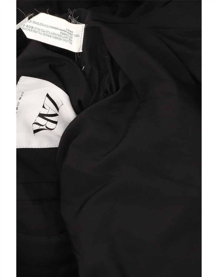 Męska ocieplana kurtka Zara UK 42 XL, czarny poliester