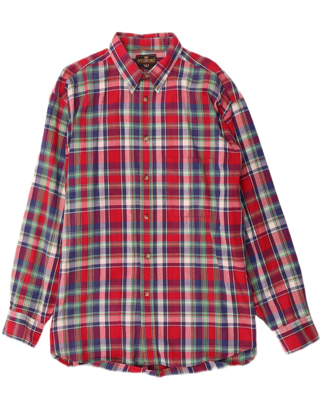 Koszula męska Ivy Oxford 2XL, wielobarwna, bawełniana krata