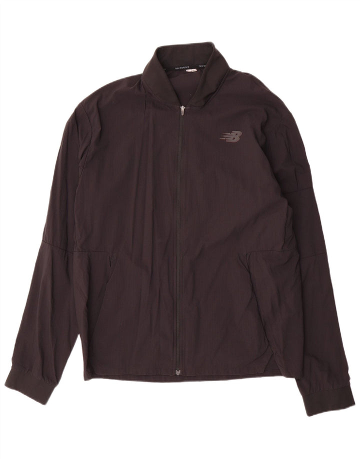 Męska kurtka dresowa NEW BALANCE, średnia czarna