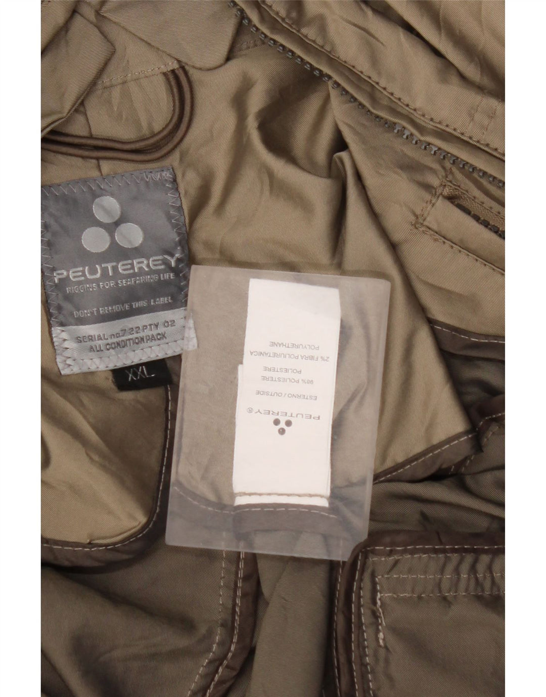 Damska kurtka bomberka PEUTEREY UK 20 2XL Zielony poliester