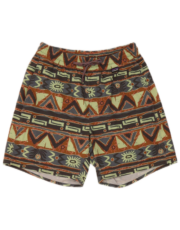 Damskie spodenki sportowe Patagonia UK 6 XS Wielobarwny geometryczny poliester