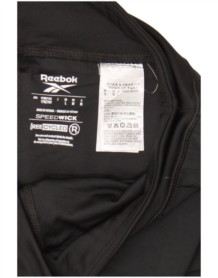 Skort damski Reebok UK 14, średni czarny poliester