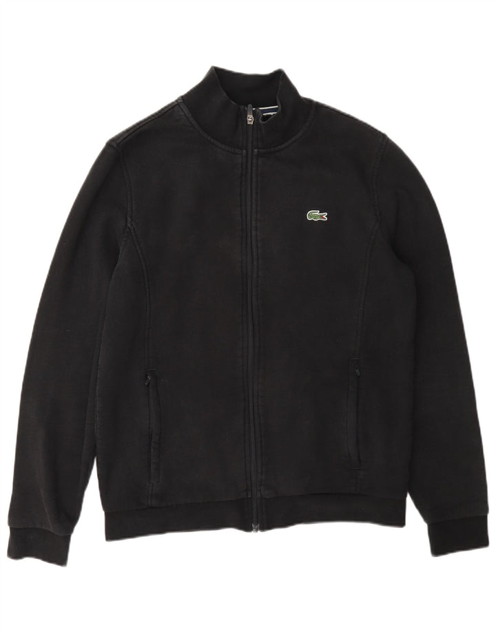 Lacoste Męska bluza dresowa, średnia czarna, bawełniana