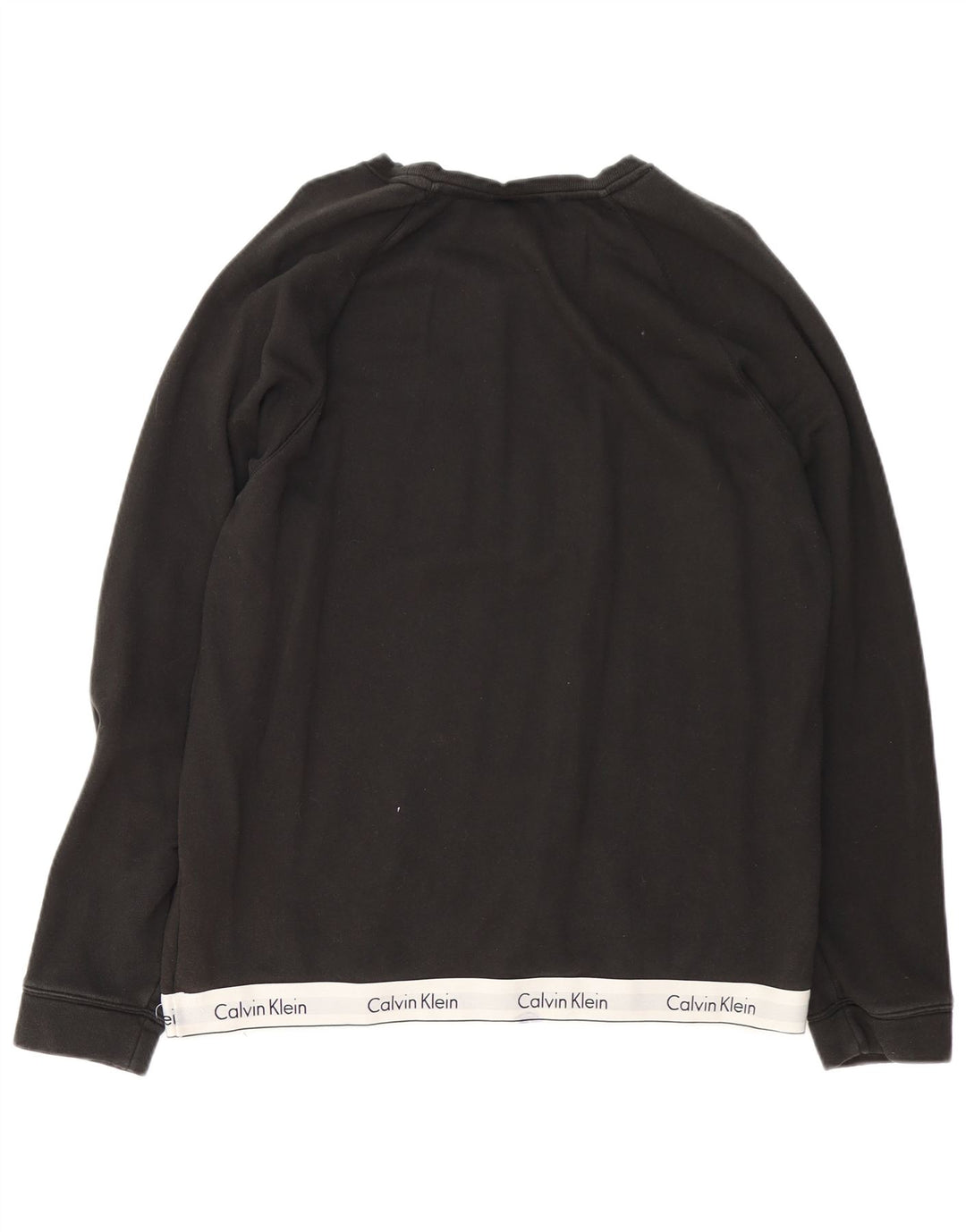 Męska bluza z grafiką Calvin Klein XL, czarna, z blokami kolorów, bawełniana