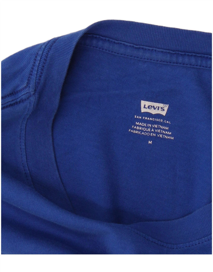 Damska koszulka z grafiką Levi's Top UK 14 w kolorze średnioniebieskim