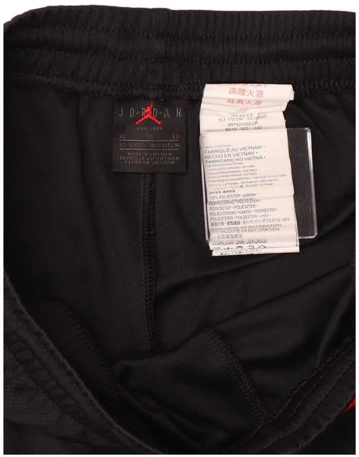 Chłopięce spodenki sportowe Jordan z grafiką 13-14 lat XL, czarny poliester