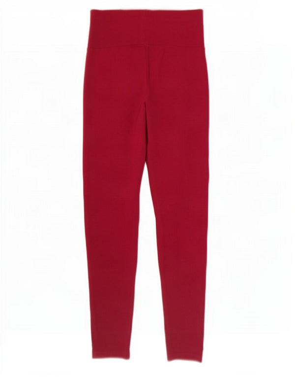 Legginsy Damskie Adidas UK 10 Małe Różowe Bawełniane
