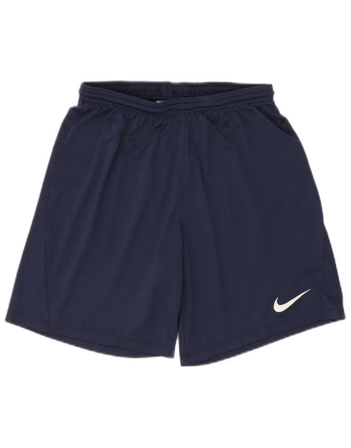 Męskie spodenki sportowe NIKE Dri Fit Slim Fit, duże, granatowe, z poliestru