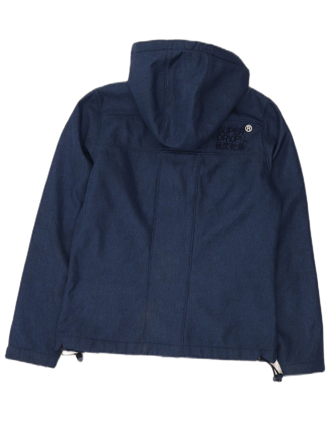 SUPERDRY Męska wiatrówka z kapturem i kapturem UK 36 Small Blue