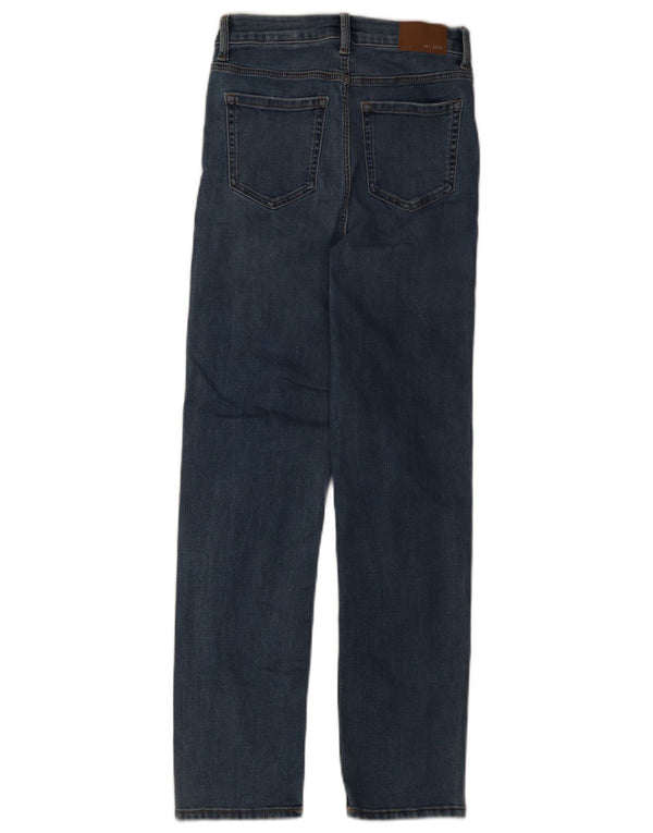 Marks & Spencer Damskie Sienna Straight Jeans UK 8 Small W26 L28 Niebieskie bawełniane