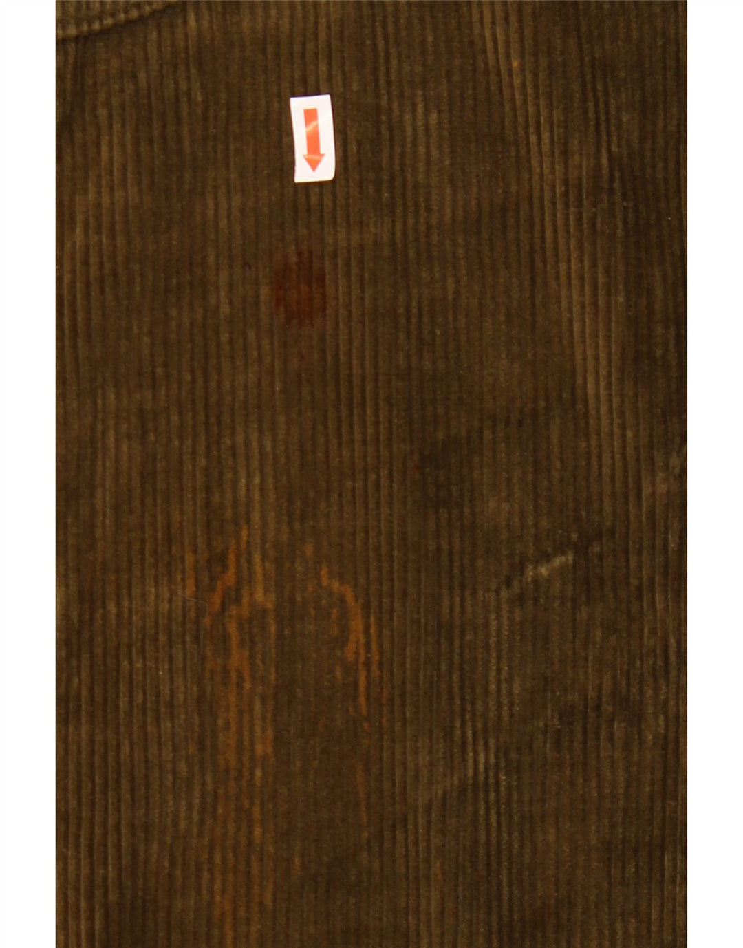 Proste sztruksowe spodnie RITT W31 L29 Khaki