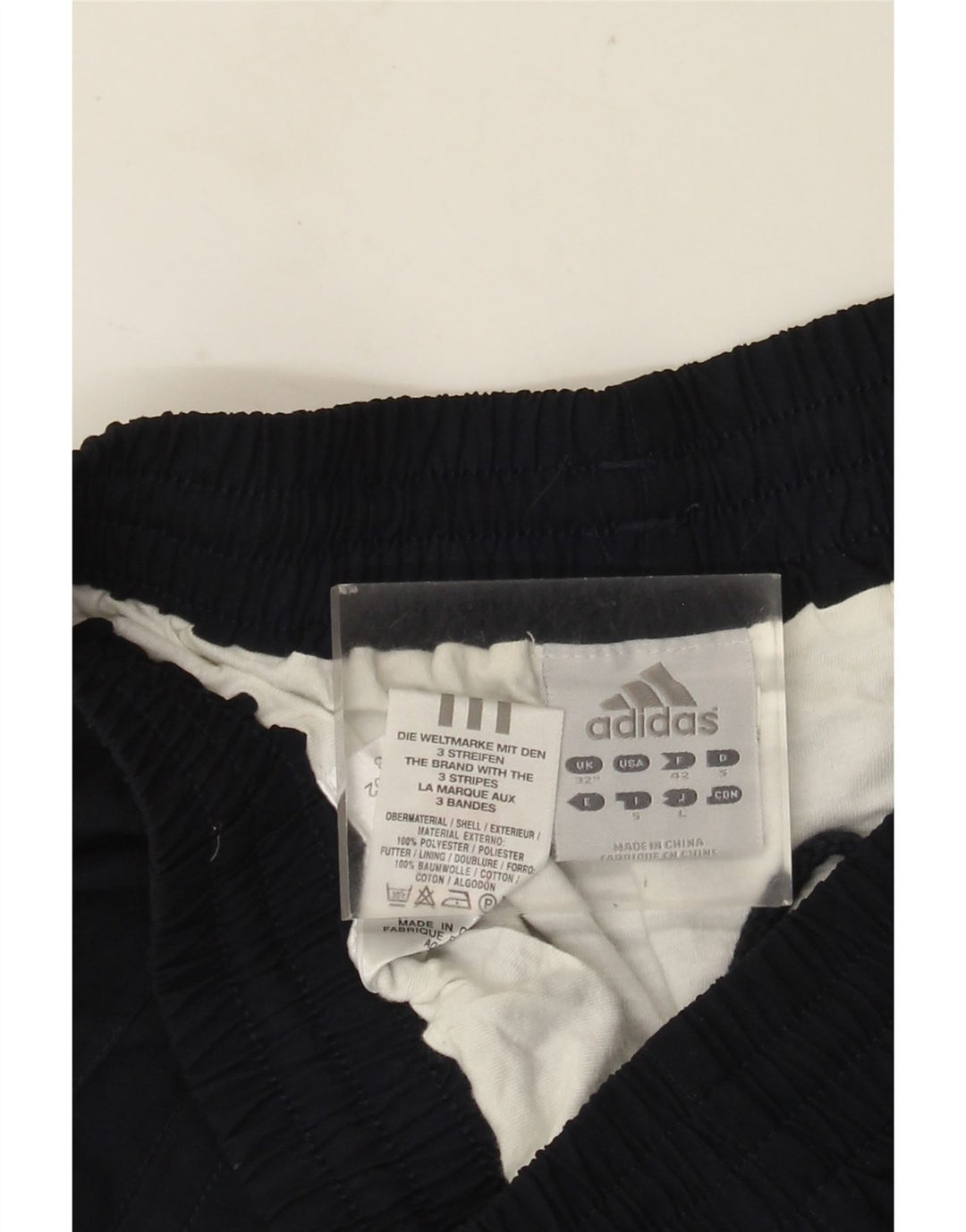 Męskie spodenki sportowe Adidas, średni granatowy poliester