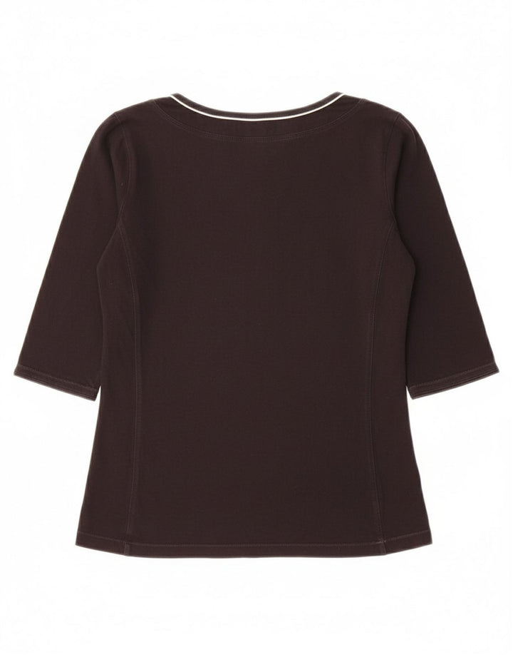 CHAMPION Womens Top 3/4 Sleeve UK 14 Large Black