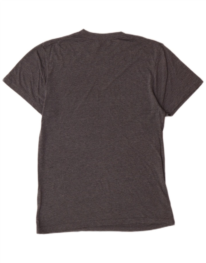 Męski T-shirt z grafiką VANS Off The Wall, mały, szary, bawełniany