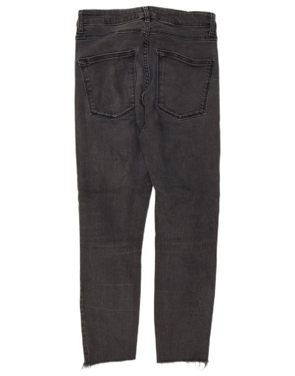 Damskie jeansy Skinny Cropped Zara EU 38 Small W28 L24 Szara bawełna
