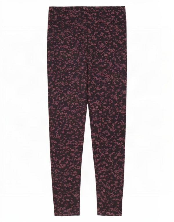Legginsy damskie Fat Face UK 14, duże, czarne, bawełniane w kwiaty