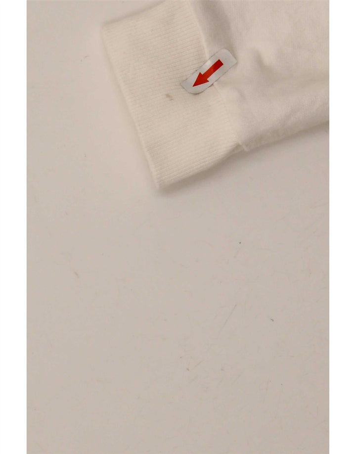 Męska bluza Zara Trafaluc z grafiką, średniobiała, z blokami kolorów