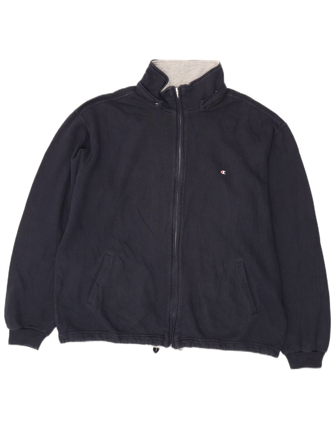 Kurtka męska dresowa Champion XL, granatowa, bawełniana