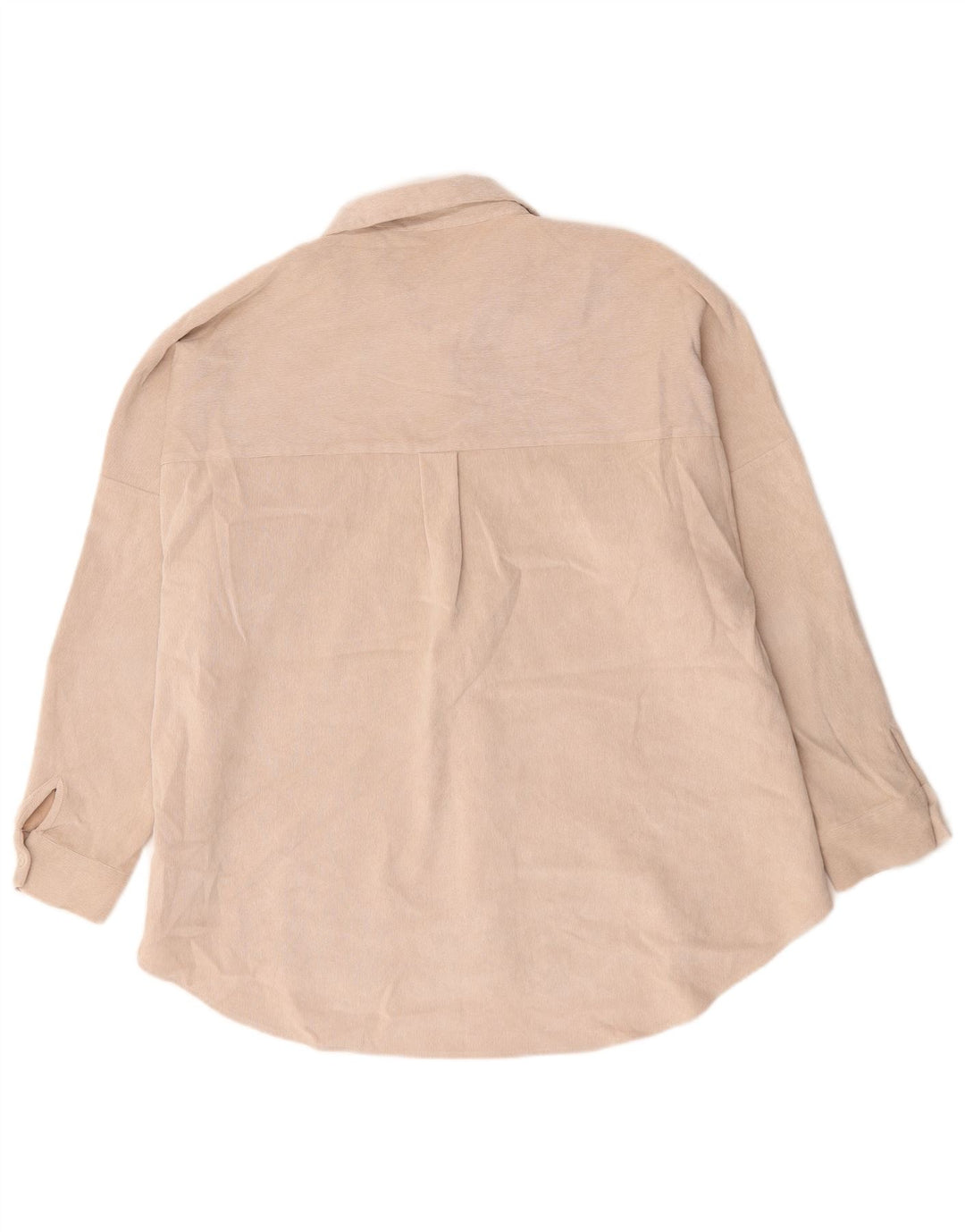 Damska koszula oversize Zara UK 18 XL, beżowa, poliester