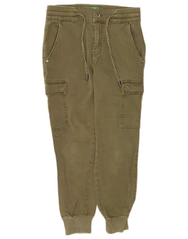 Spodnie damskie Benetton Joggers Cargo W30 L25 Khaki