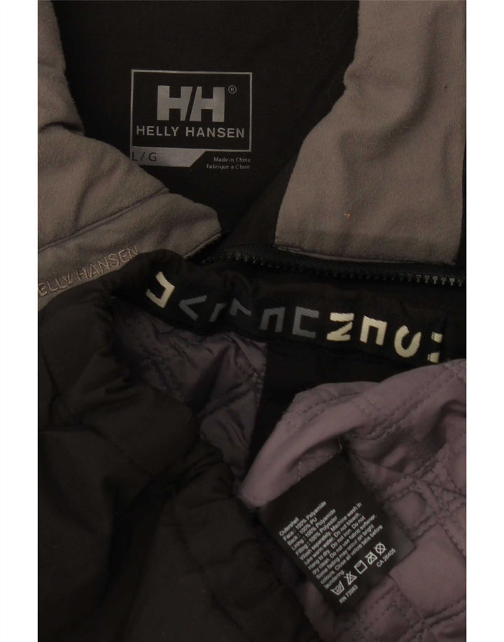 Męska kurtka wiatrówka Helly Hansen UK 40, duża, czarna, poliamidowa