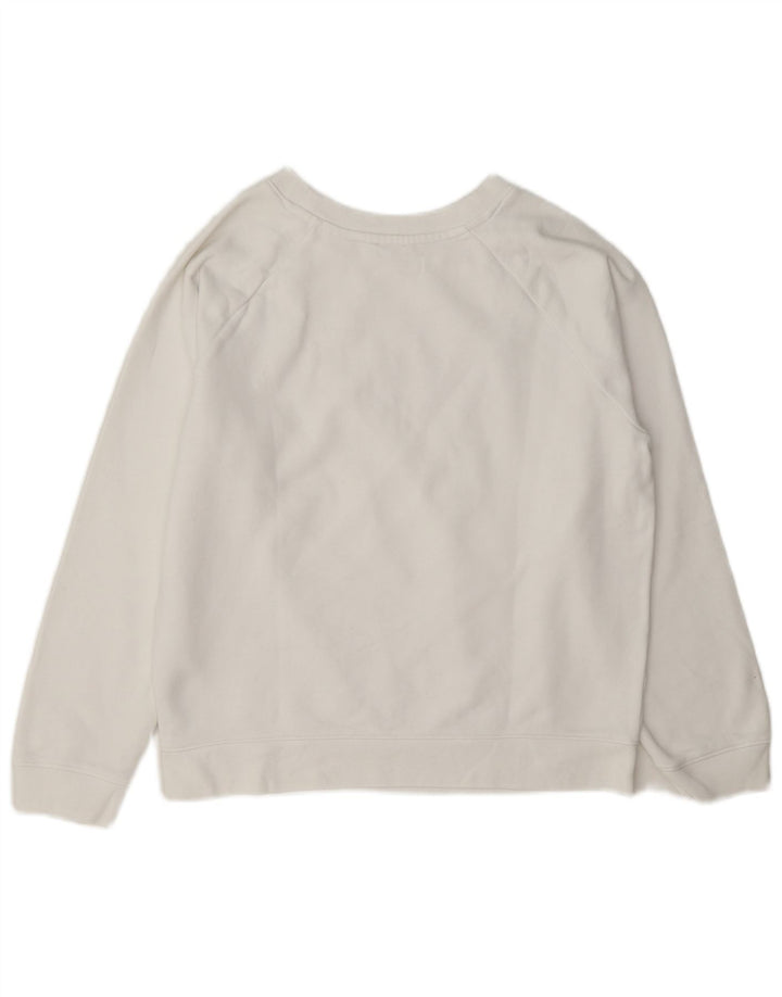 Damska bluza Levi's z grafiką oversize, UK 6 XS, biała bawełna